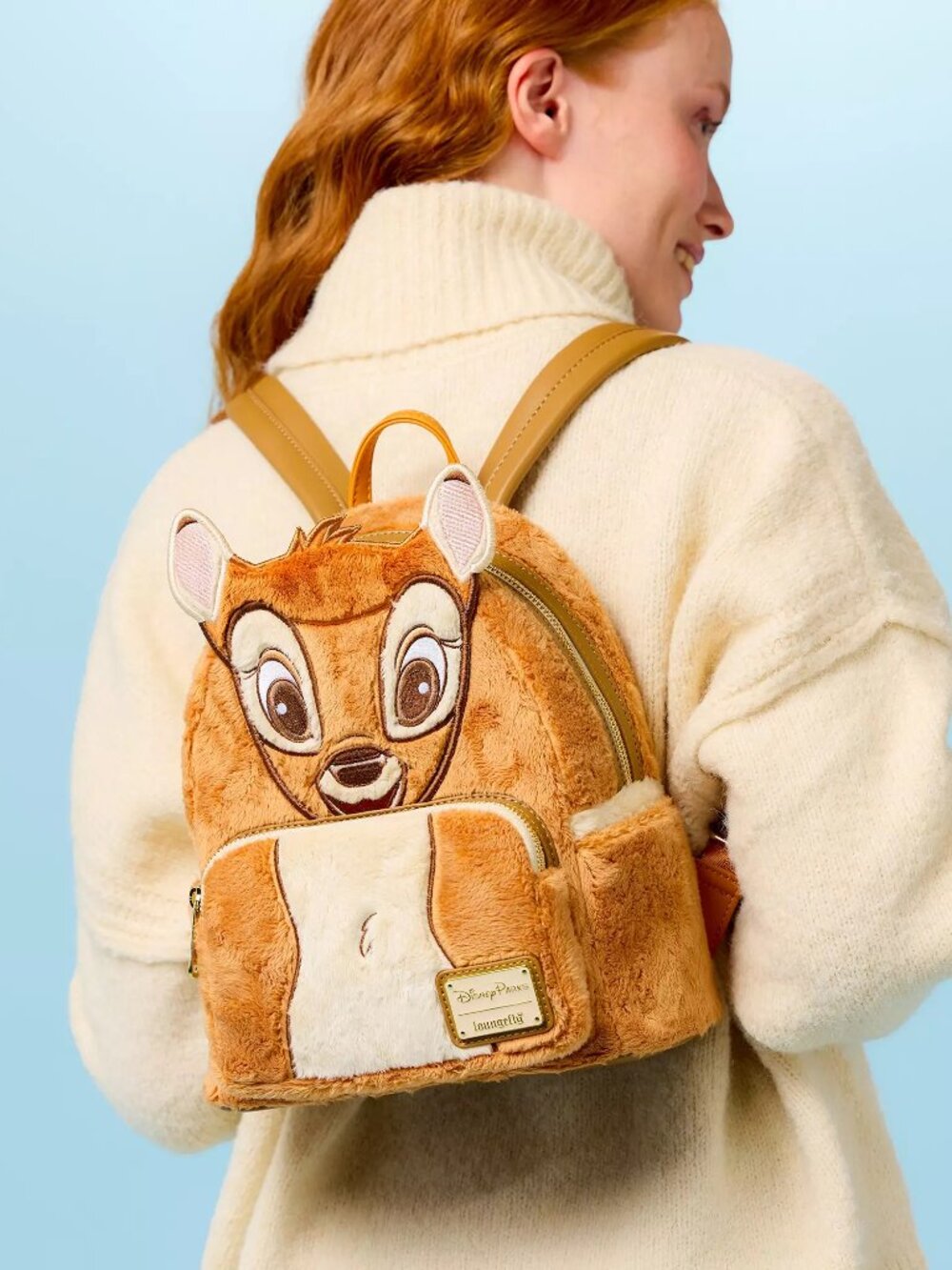Loungefly Disney Bambi Pastel Mini Backpack and Ears Set NWT - Picture 7 of 16